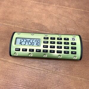 HP Quick Calc Green Pocket Basic Small‎ Calculator